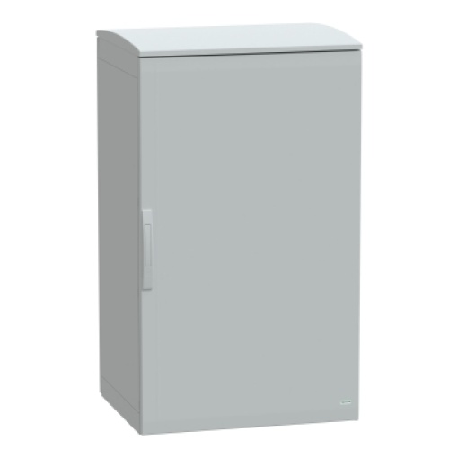 Floor standing encl. polyester vers.PLAT open top w canopy 1250x750x620 IP44