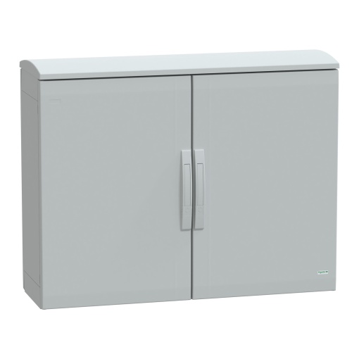 Floor standing encl. polyester vers.PLAT open top w canopy 750x1000x320 IP44