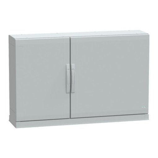 Floor standing encl.polyester vers.PLAZ wplinth open bottom 750x1250x320 IP54