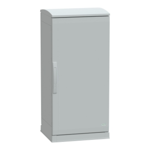 Floor standing encl.polyester vers.PLAZT wopen plinthcanopy 1000x500x420 IP44