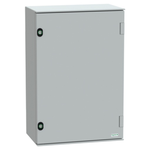wall-mounting encl. polyester monobloc IP66 H647xW436xD250mmmetal mount.plate