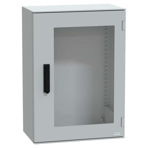wall-mounting encl. polyester monobloc IP66 747x536x300mm 3p.lock glazed door