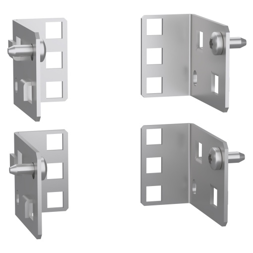 set of 4 Spacial SFSM brackets to install equipment 1U or 3U high