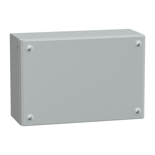 Metal industrial box plain door H200xW300xD120 IP66 IK10 RAL 7035