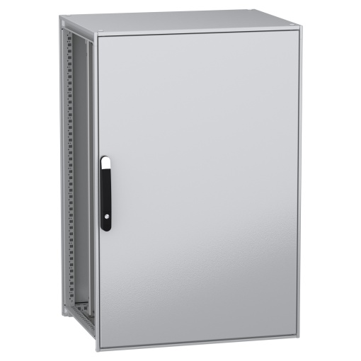 Armário elétrico modular de montagem no chão, PanelSeT SFN, aço descarbonizado,platina, 1200x800x600mm, IP55