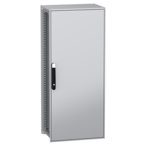 Armário elétrico modular de montagem no chão, PanelSeT SFN, aço descarbonizado,platina, 1400x600x400mm, IP55