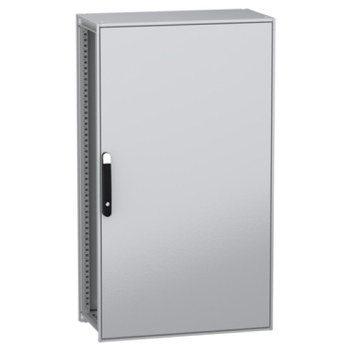 Armário elétrico modular de montagem no chão, PanelSeT SFN, aço descarbonizado,platina, 1400x800x400mm, IP55