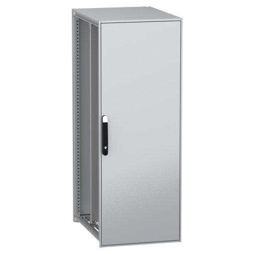 Armário elétrico modular de montagem no chão, PanelSeT SFN, aço descarbonizado,platina, 1600x600x800mm, IP55
