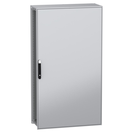 Armário elétrico modular de montagem no chão, PanelSeT SFN, aço descarbonizado,platina, 1800x1000x400mm, IP55