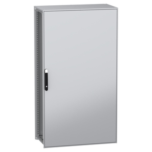 Armário elétrico modular de montagem no chão, PanelSeT SFN, aço descarbonizado,platina, 1800x1000x500mm, IP55