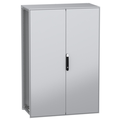 Armário elétrico modular de montagem no chão, PanelSeT SFN, aço descarbonizado, 1800x1200x600mm, 2 portas, IP55