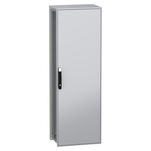 Armário elétrico modular de montagem no chão, PanelSeT SFN, aço descarbonizado,platina, 1800x600x400mm, IP55