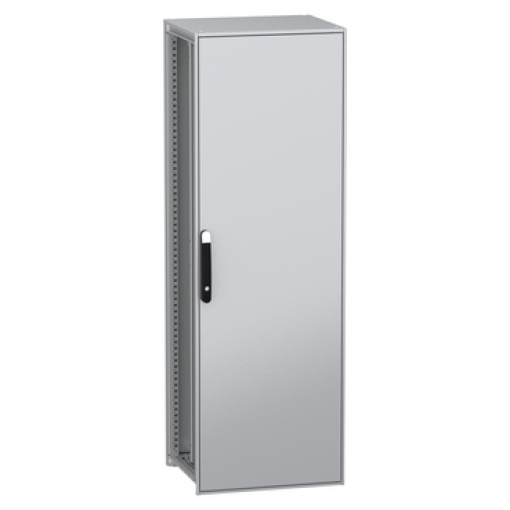 Armário elétrico modular de montagem no chão, PanelSeT SFN, aço descarbonizado,platina, 1800x600x500mm, IP55