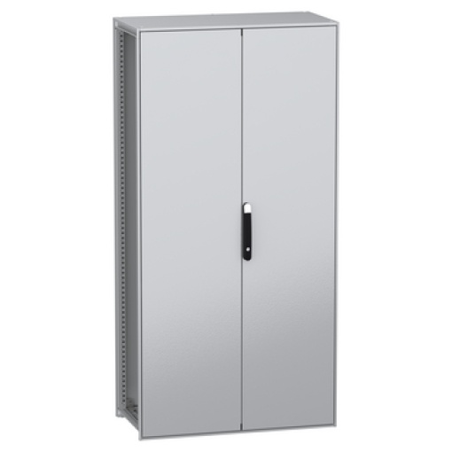 Armário elétrico modular de montagem no chão, PanelSeT SFN, aço descarbonizado, 2000x1000x500mm, 2 portas, IP55