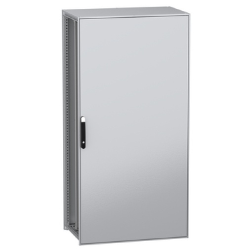 Armário elétrico modular de montagem no chão, PanelSeT SFN, aço descarbonizado,platina, 2000x1000x600mm, IP55