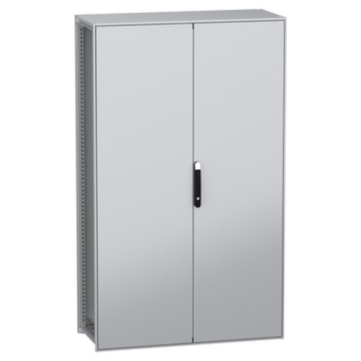 Armário elétrico modular de montagem no chão, PanelSeT SFN, aço descarbonizado, 2000x1200x600mm, 2 portas, IP55