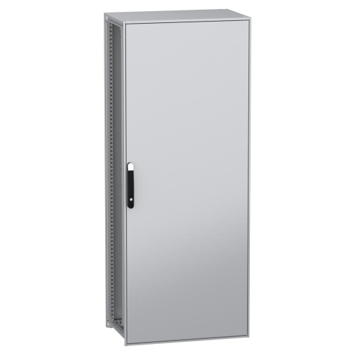 Armário elétrico modular de montagem no chão, PanelSeT SFN, aço descarbonizado,platina, 2000x800x500mm, IP55