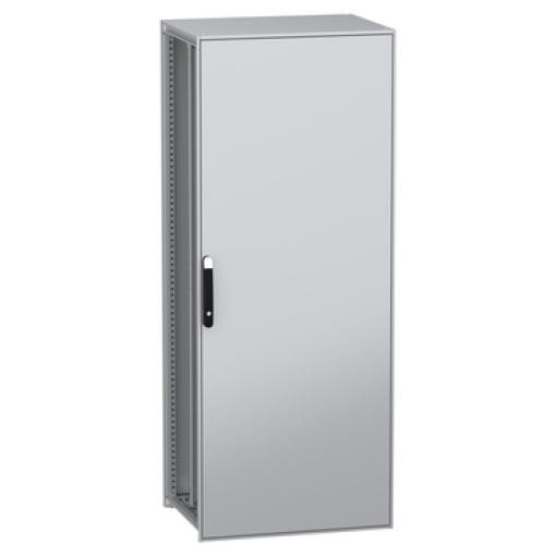 Armário elétrico modular de montagem no chão, PanelSeT SFN, aço descarbonizado,platina, 2000x800x600mm, IP55