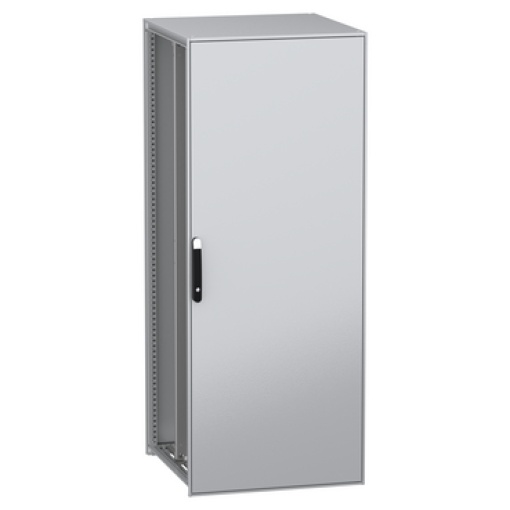 Armário elétrico modular de montagem no chão, PanelSeT SFN, aço descarbonizado,platina, 2000x800x800mm, IP55