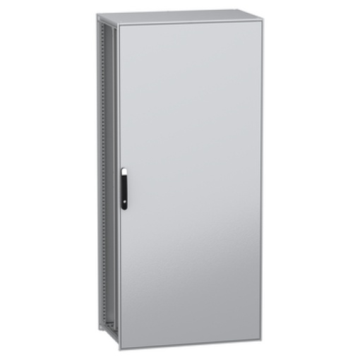 Armário elétrico modular de montagem no chão, PanelSeT SFN, aço descarbonizado,platina, 2200x1000x600mm, IP55