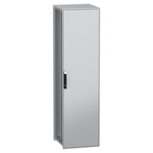 Armário elétrico modular de montagem no chão, PanelSeT SFN, aço descarbonizado,platina, 2200x600x600mm, IP55