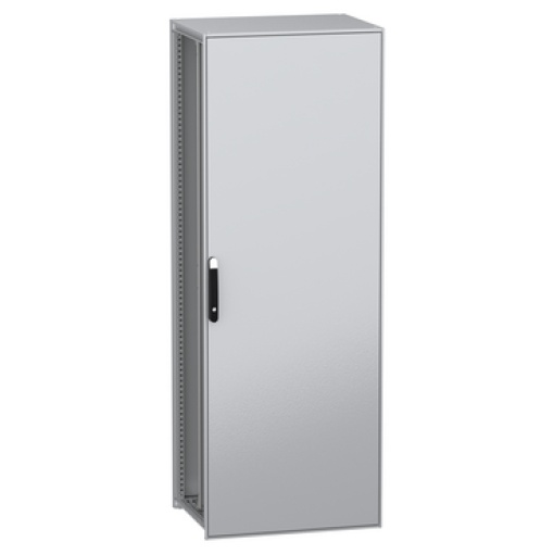 Armário elétrico modular de montagem no chão, PanelSeT SFN, aço descarbonizado,platina, 2200x800x600mm, IP55