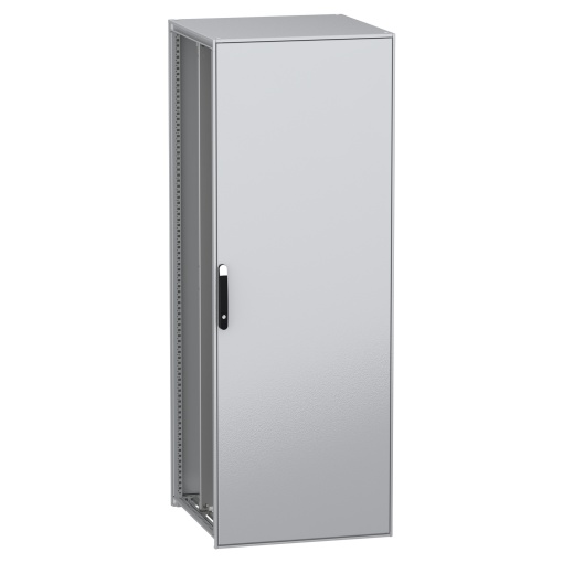 Armário elétrico modular de montagem no chão, PanelSeT SFN, aço descarbonizado,platina, 2200x800x800mm, IP55