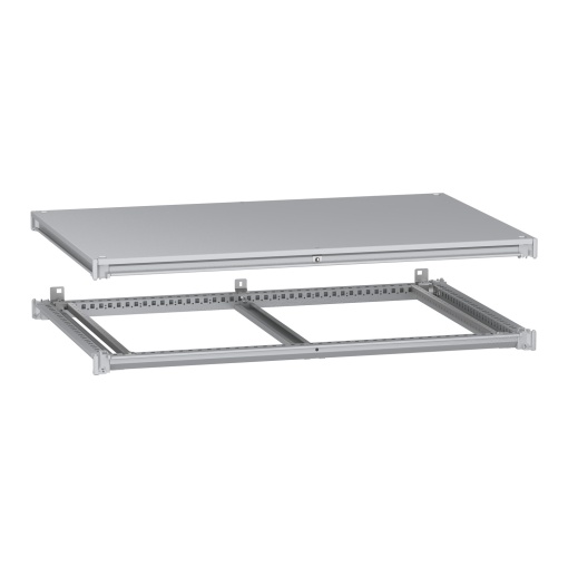 Estrutura inferior e superior, PanelSeT SFN, para invólucro elétrico W1200 D800mm, cobertura incluída