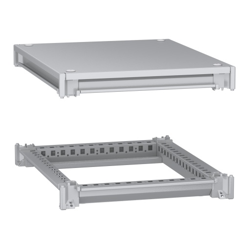 Estrutura inferior e superior, PanelSeT SFN, para invólucro elétrico W400 D500mm, cobertura incluída