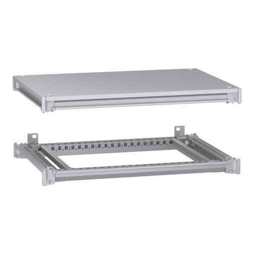 Estrutura inferior e superior, PanelSeT SFN, para invólucro elétrico W700 D500mm, cobertura incluída