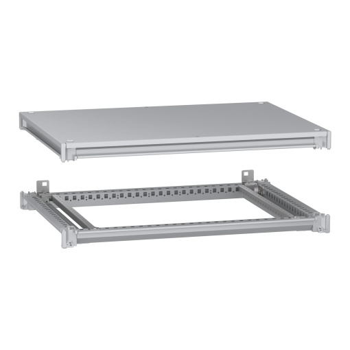 Estrutura inferior e superior, PanelSeT SFN, para invólucro elétrico W800 D600mm, cobertura incluída