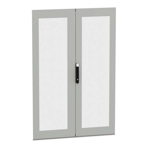 porta transparente dupla, PanelSeT SFN, Spacial SM, para invólucro elétrico H1800 W1200mm