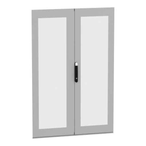 porta transparente dupla, PanelSeT SFN, Spacial SM, para invólucro elétrico H1800 W1200mm