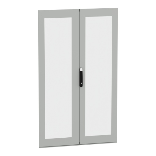 porta transparente dupla, PanelSeT SFN, Spacial SM, para invólucro elétrico H2000 W1200mm