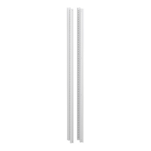Montantes verticais, PrismaSeT HD, para invólucro elétrico H2000mm, RAL9003, conjunto de 4