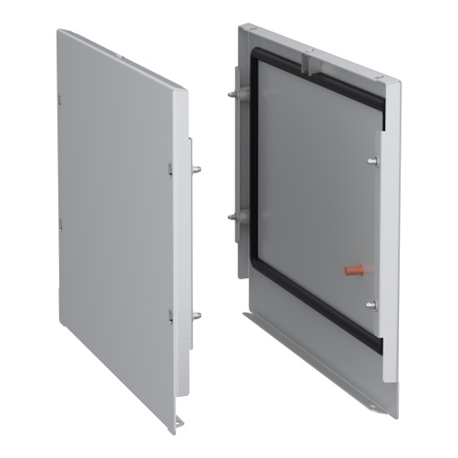 Painéis laterais, PanelSeT SFN, para a câmara de barramento D500mm no quadro elétrico, RAL 7035, conjunto de 2
