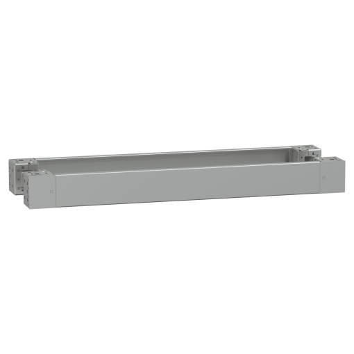 Spacial - plain front panel plinth W1000 H100 stainless steel 304L