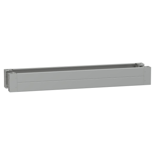 Spacial - plain front panel plinth W1600 H200 stainless steel 304L
