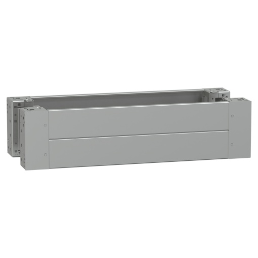 Spacial - plain front panel plinth W800 H200 stainless steel 316L