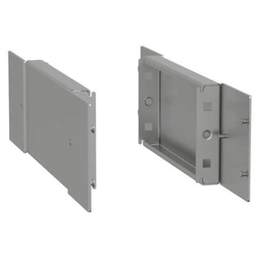 Spacial - side plinth - H100 D400 stainless steel 304L