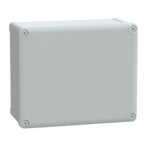 PC box IP66 IK08 RAL7035 Int.H275W225D120 Ext.H291W241D128 opaque PC cover H20