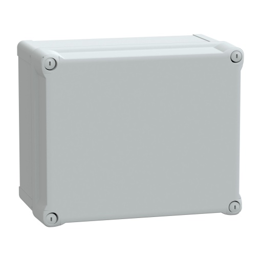 ABS box IP66 IK07 RAL7035 Int.H275W225D160 Ext.H291W241D168 Opaque cover H60