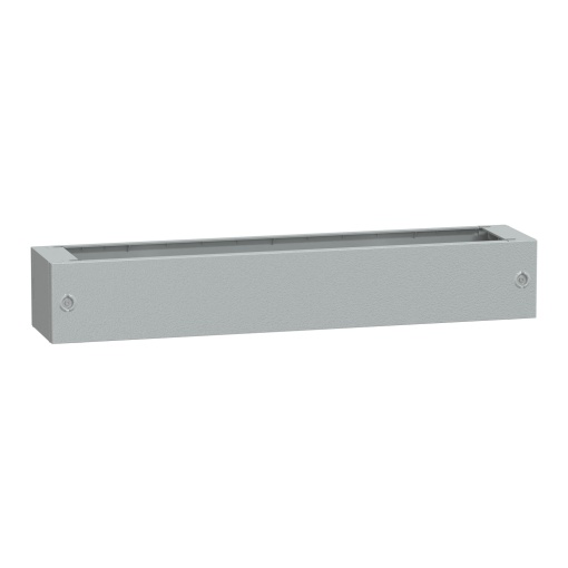 Pedestal de poliéster com vidro reforçado do inv. PLAT123 abertura frontal IP44-IK10 RAL7035