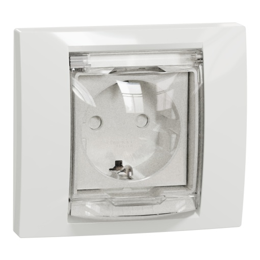 Nova Unica - Tomada 2PT - IP44 - 16A - Branco