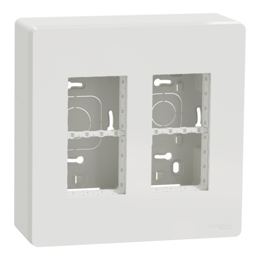 Nova Nova Unica system - Postos de trabalho - saliente - módulos 2 x 4 - Branco