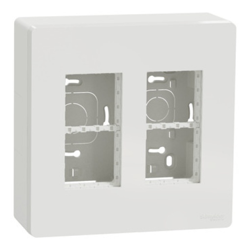 Nova Nova Unica system - Postos de trabalho - saliente - módulos 2 x 4 - Branco