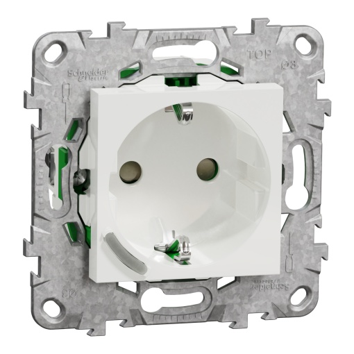 Nova Unica - Tomada encastrar Wiser - Branco