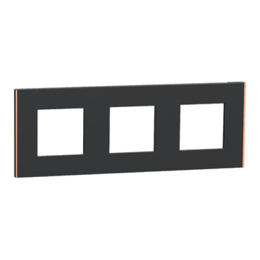 Nova Unica - Quadro 3 Elementos Unica Deco AntracCobre