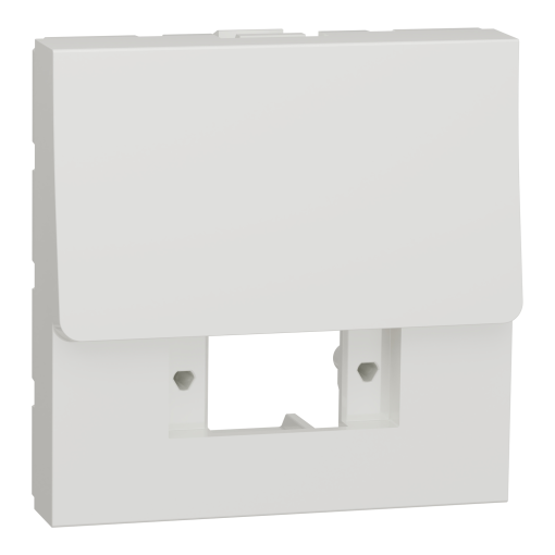 Centro fibra óptica APC simplex, Unica, Branco