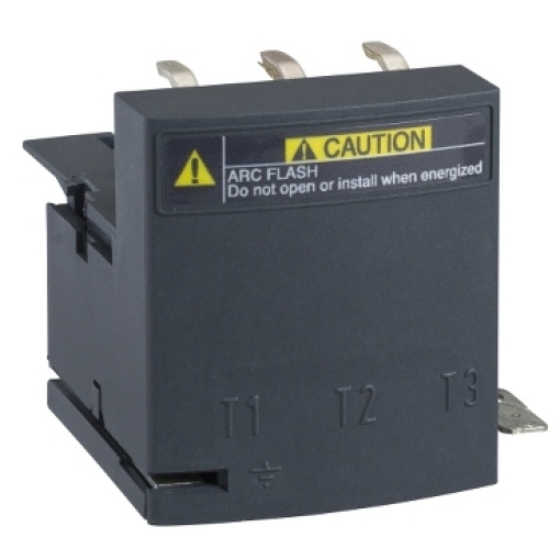 Terminal a jusante 16 mm2 - Ligação do cabo para o motor